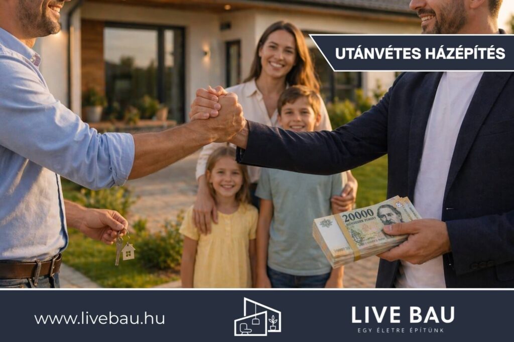 Utánvétes házépítés Live Bau Építőipari Csoport