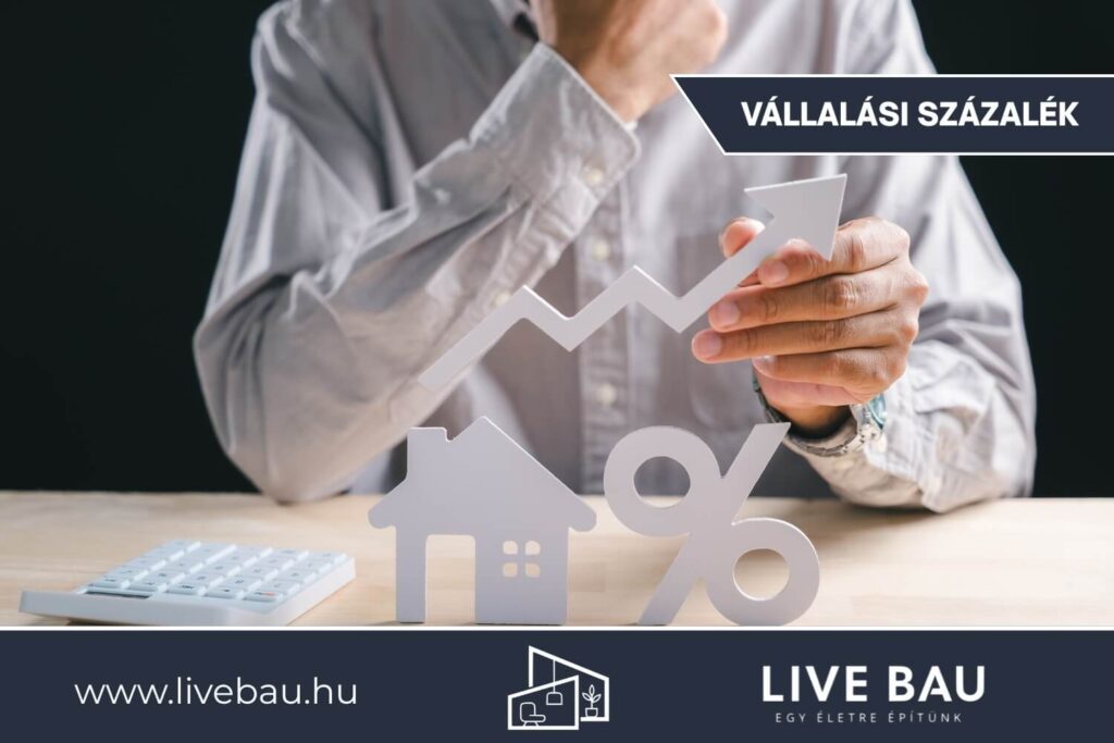 Vállalási százalék Live Bau Építőipari Csoport